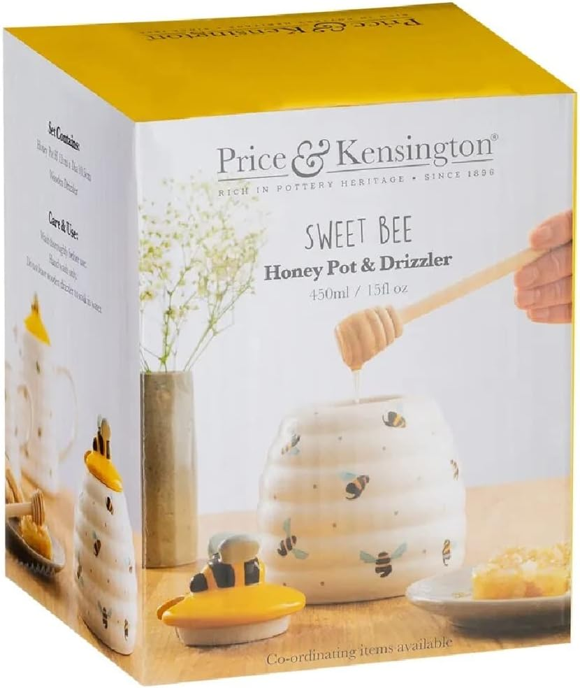 Price & Kensington Sweet Bee Honey Pot & Drizzler image number 2