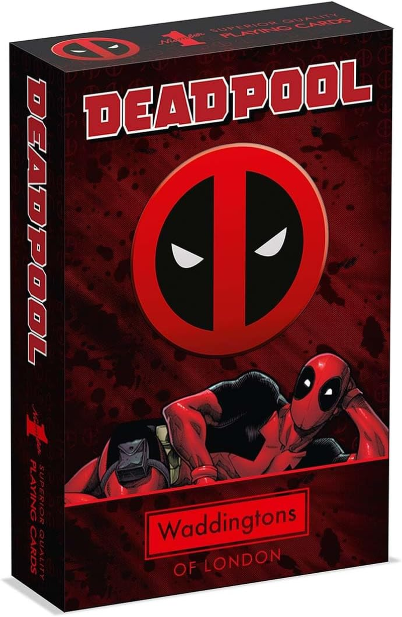 Waddington'S No. 1 of London Playing Cards - Deadpool - Deadpool Fans Can Now Play with This Bespoke Waddingtons Number 1 Pack