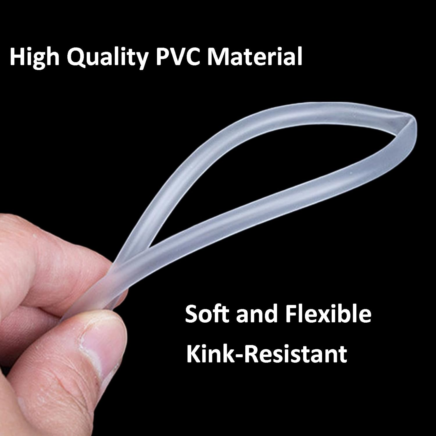 Acbbmns 100M Aquarium Airline Tubing, 4Mm ID 6Mm OD, Flexible Air Pump Hose for Fish Tank, Kink-Resistant PVC Hose image number 1