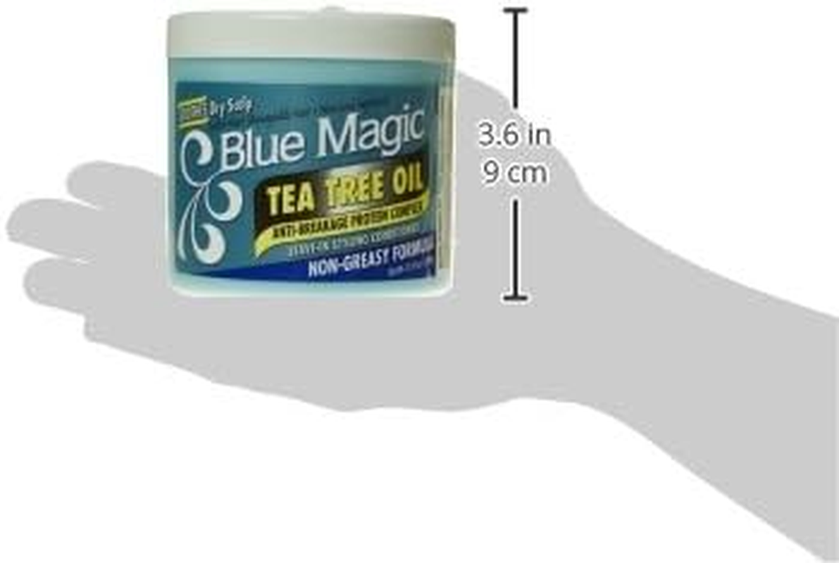 Blue Magic Tea Tree Leave-In Hair Styling Conditioner, 13.75 Ounce image number 1