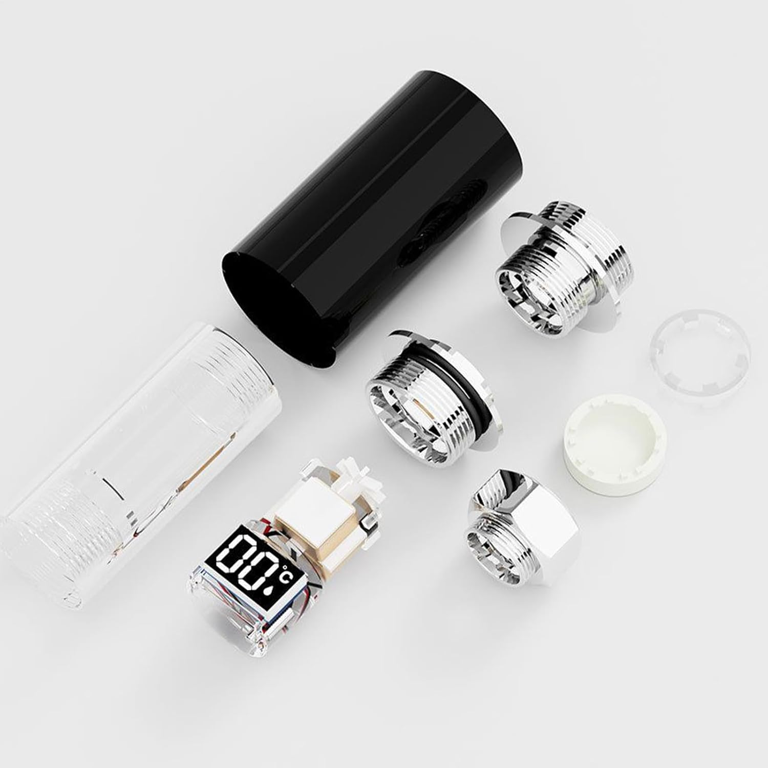 Shower Thermometers,Wireless Shower Temperature Monitor - Waterproof Portable Precise Indicator for Kids Baby Bath Bathroom Camping Outdoor Indoor