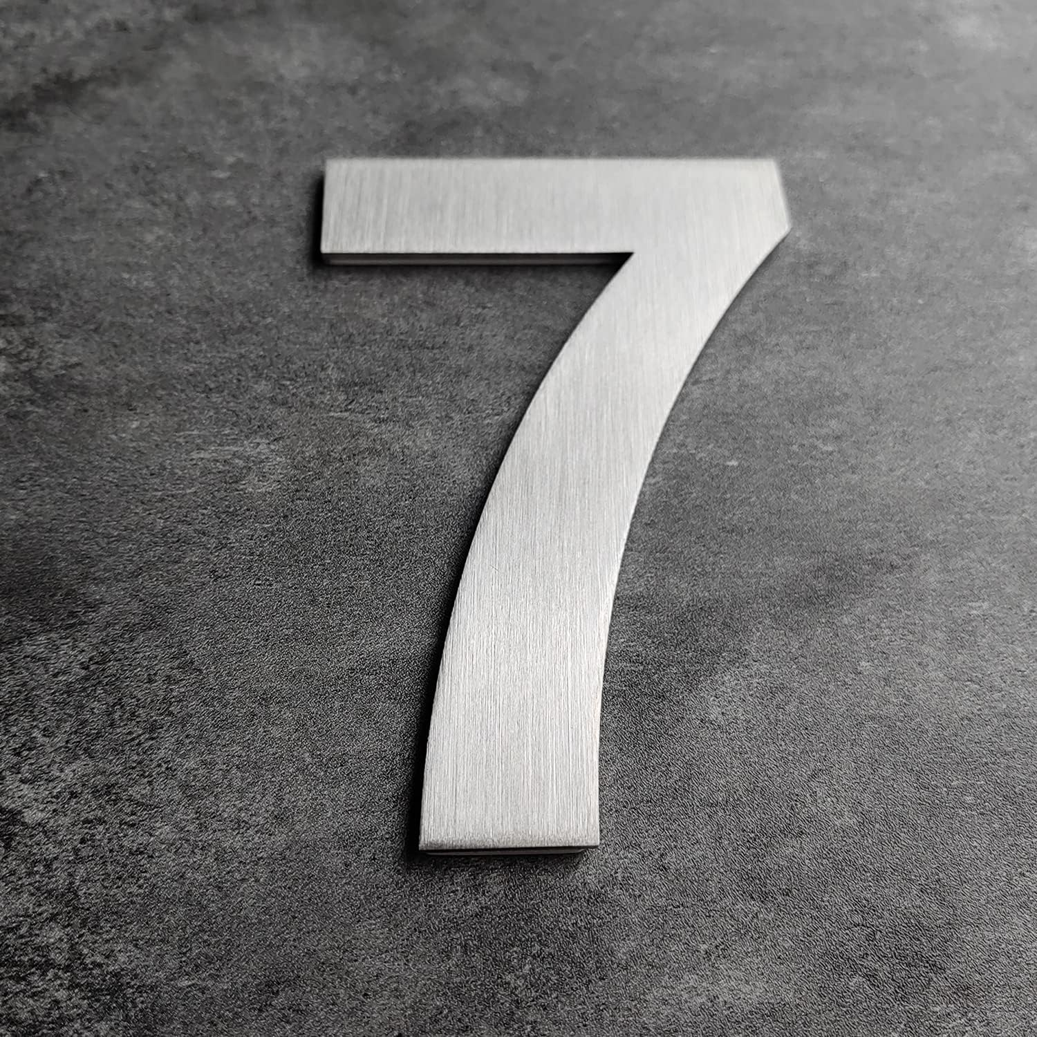 House Number- 5 Inch Stainless Steel Mailbox Numbers, Self-Stick Address Number, Silver/Number 9 image number 5