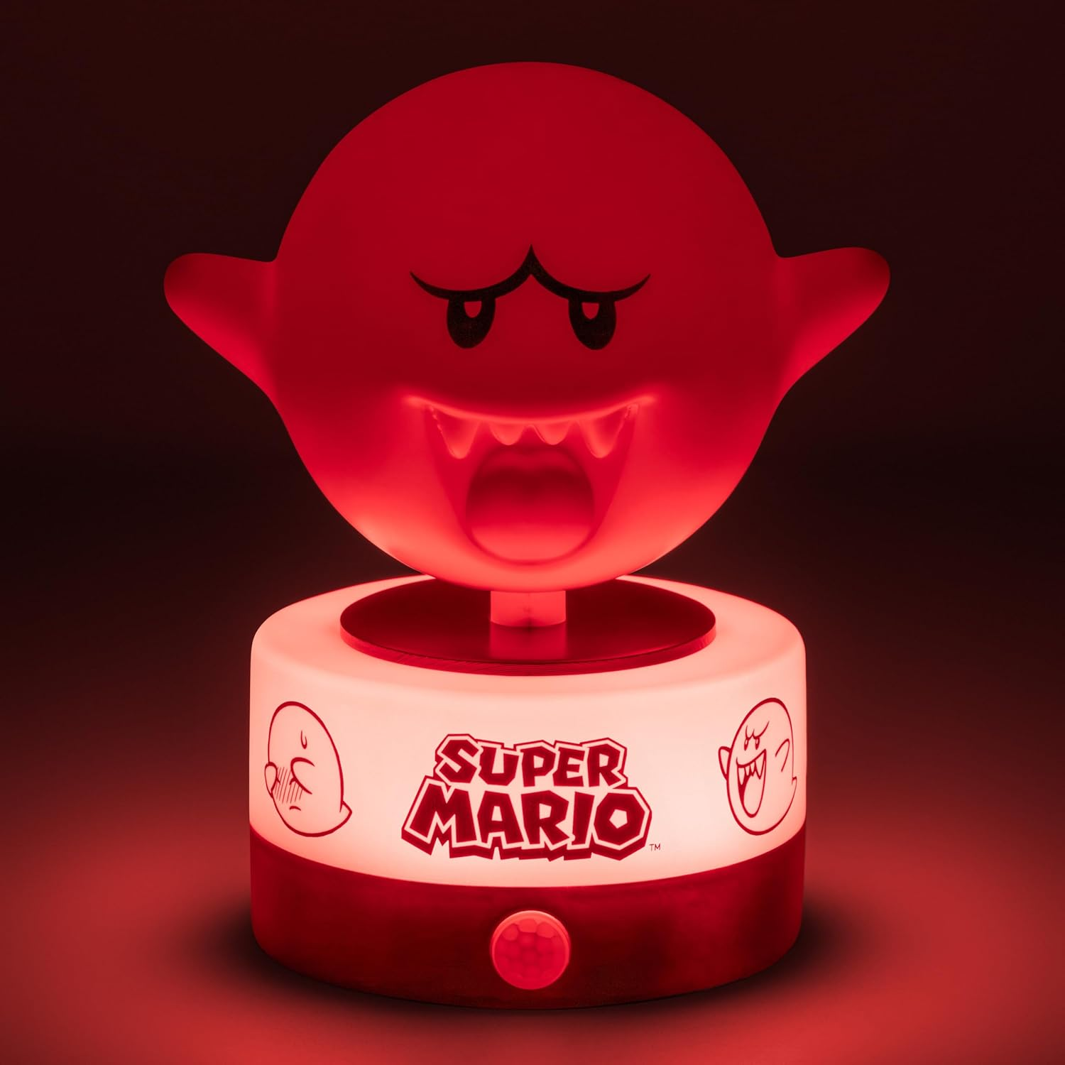 Paladone Super Mario Boo Motion Sensor Room Guard and Night Light, Officially Licensed Nintendo LED Lamp and Security Alarm for Kids Bedrooms, Teenagers, Home, Gift Idea image number 1