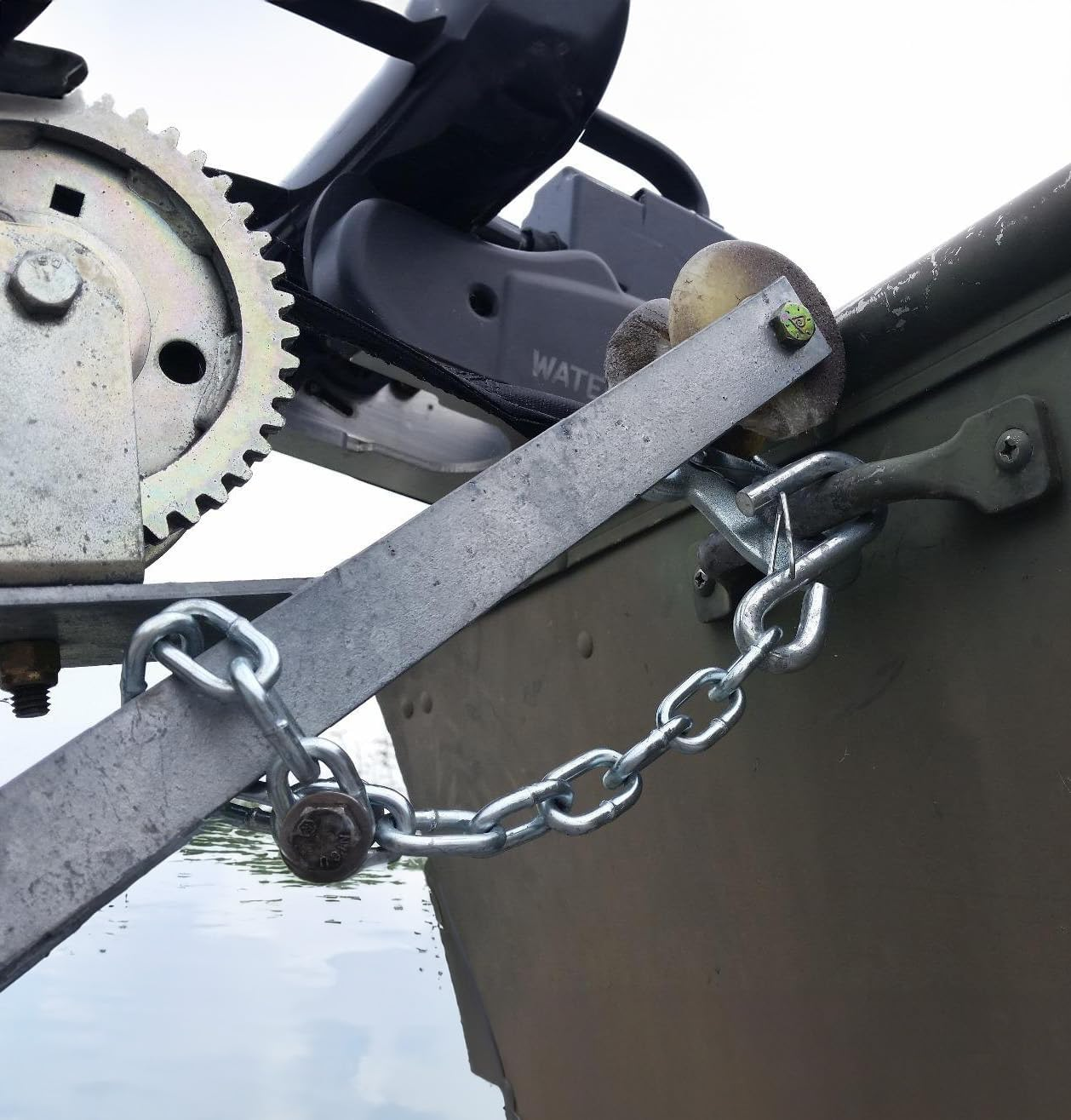 Tie down Trailer Safety Chains with Hooks - Boat Safety Kit - 15" Towing Chain image number 5