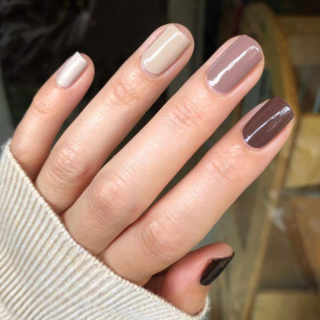 Vishine Nude Brown Collection Gel Nail Polish Set - 6 Colors Gel Polish Set Kit UV LED Soak off Gel Polish 0.27 OZ 8ML image number 5