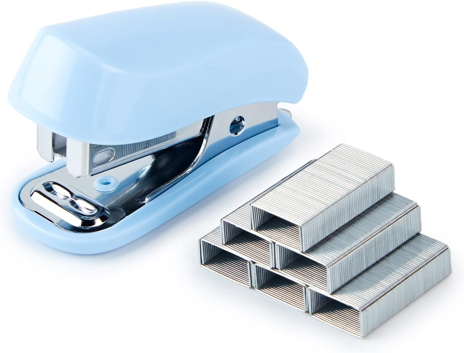 Deli Stapler, 20-50 Sheets Capacity with Staples and Staple Remover Set, Desk Stapler Office Staplers (Blue, 20 Sheet) image number 2