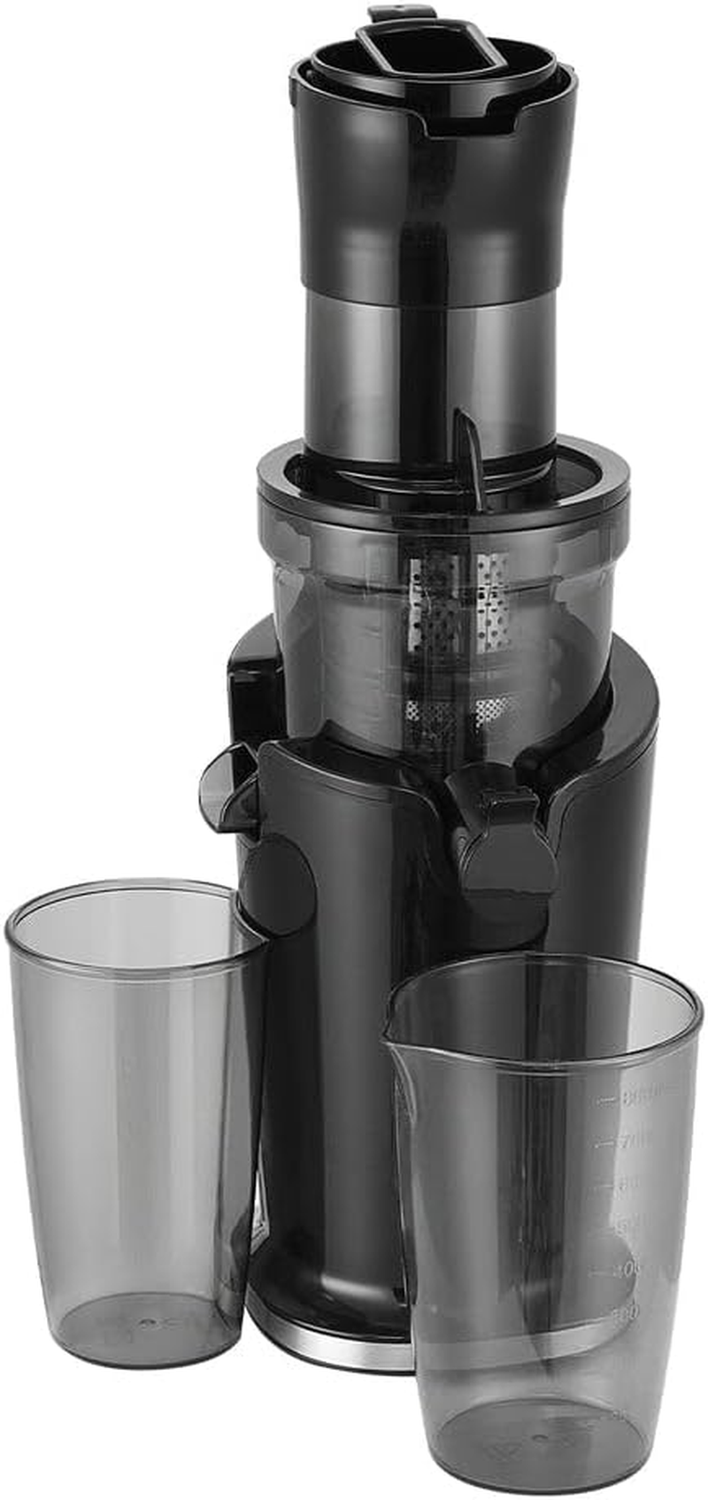 Devanti Slow Juicer Cold Press Fruit Extractor Vegetable Processor 200W Black image number 2
