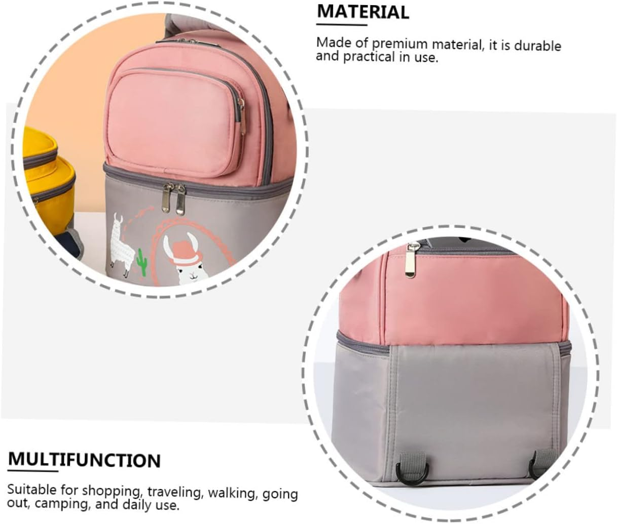 Diaper Bag Compatible Insulated Ice Pack Portable Storage Pouch for Breast Pump Bottle Milk Storage Comfortable Shoulder Straps for Mom