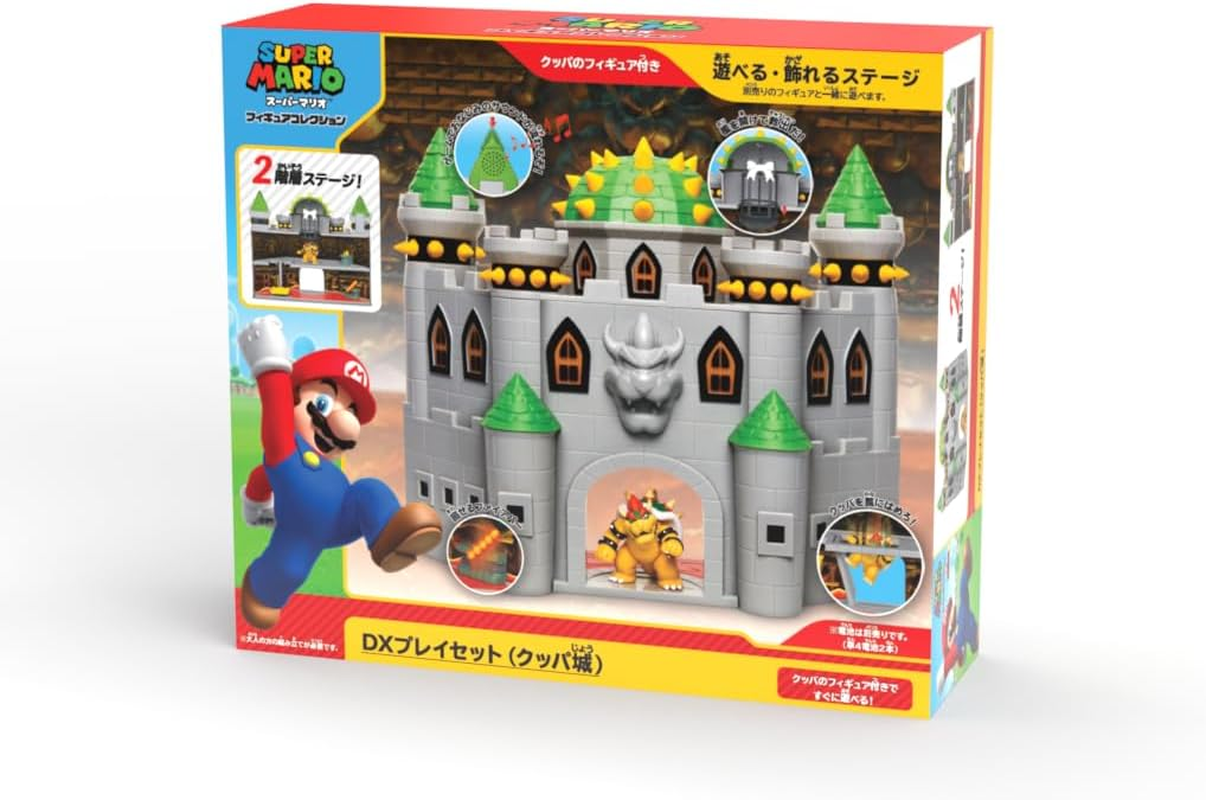 SAN-EI FPS-002 Super Mario Figure Collection DX Playset Bowser Castle image number 6