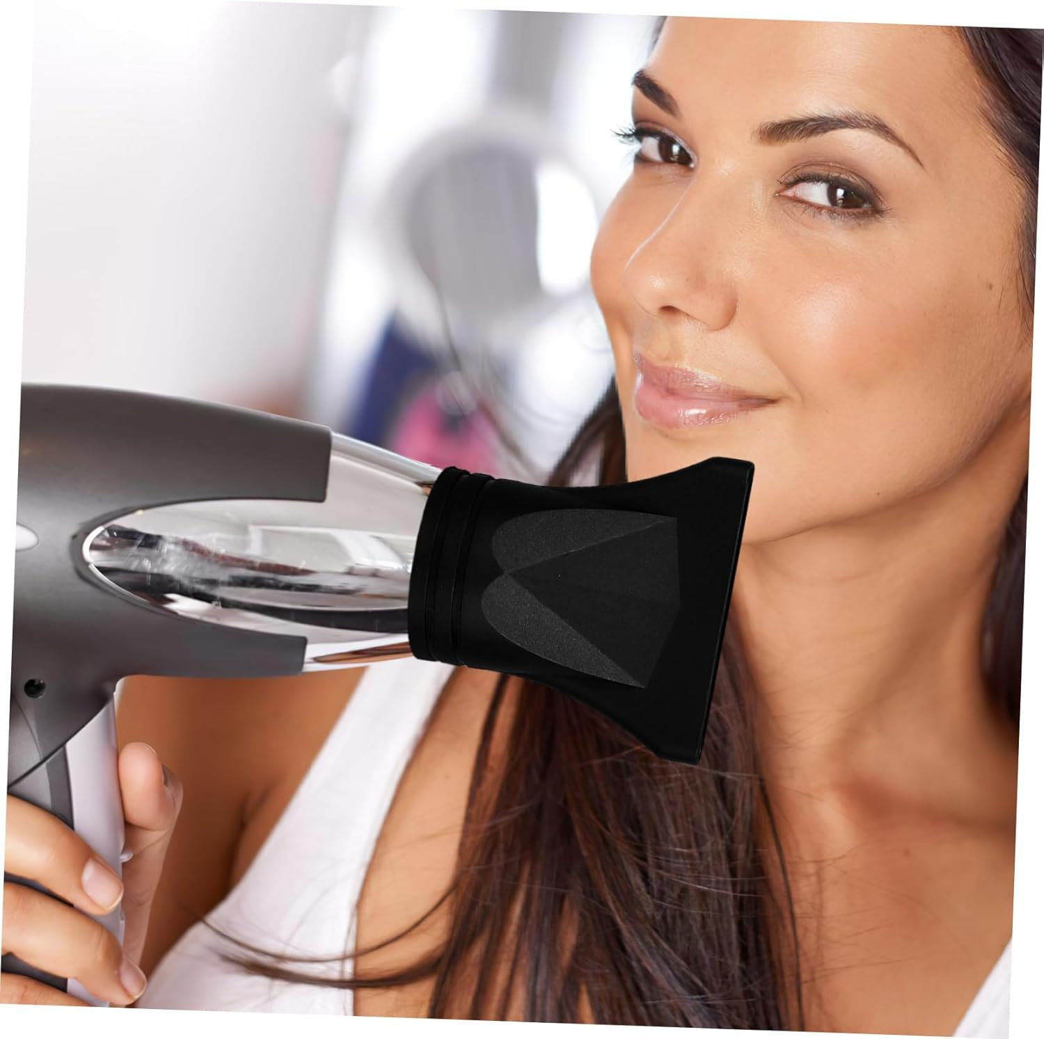 Amosfun Hair Dryer Nozzles (Concentrator Diffuser Comb Nozzle) for Travel Home Use image number 1