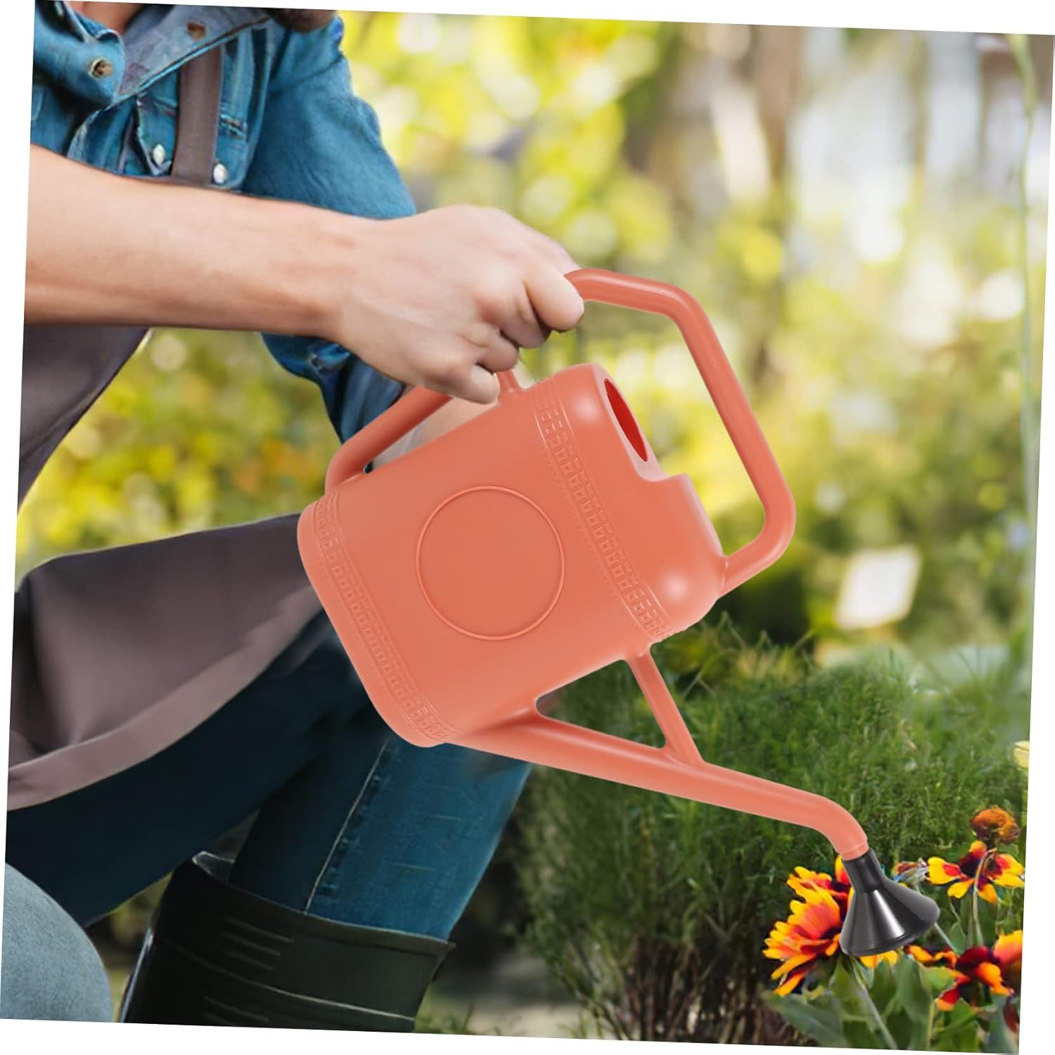 Watering Can with Spout for Garden and Indoor Plants Large Capacity Watering Pot and Safe Water Sprinkler for Care image number 1