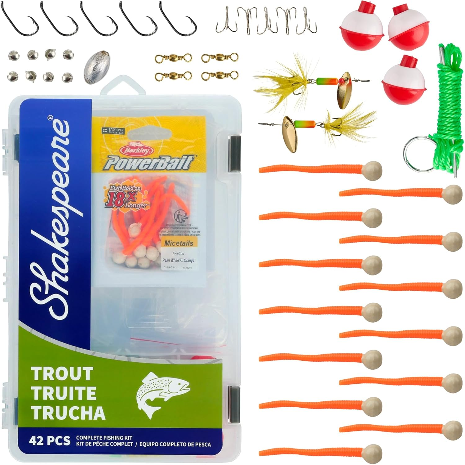 Shakespeare Catch More Fish Fishing Tackle Kit image number 7