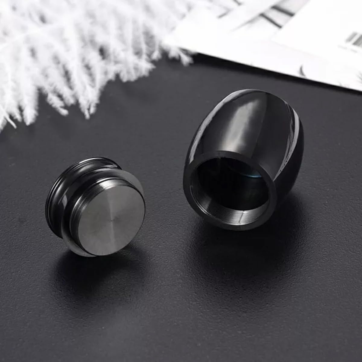 AIMALL Mini Stainless Steel Urn for Pet and Loved Ones' Ashes, Personalized Memorial Keepsake, Small Pet Ashes Pot, Perfume Bottle Design for Dogs, Cats, Birds, and Rabbits, Durable and Compact image number 4