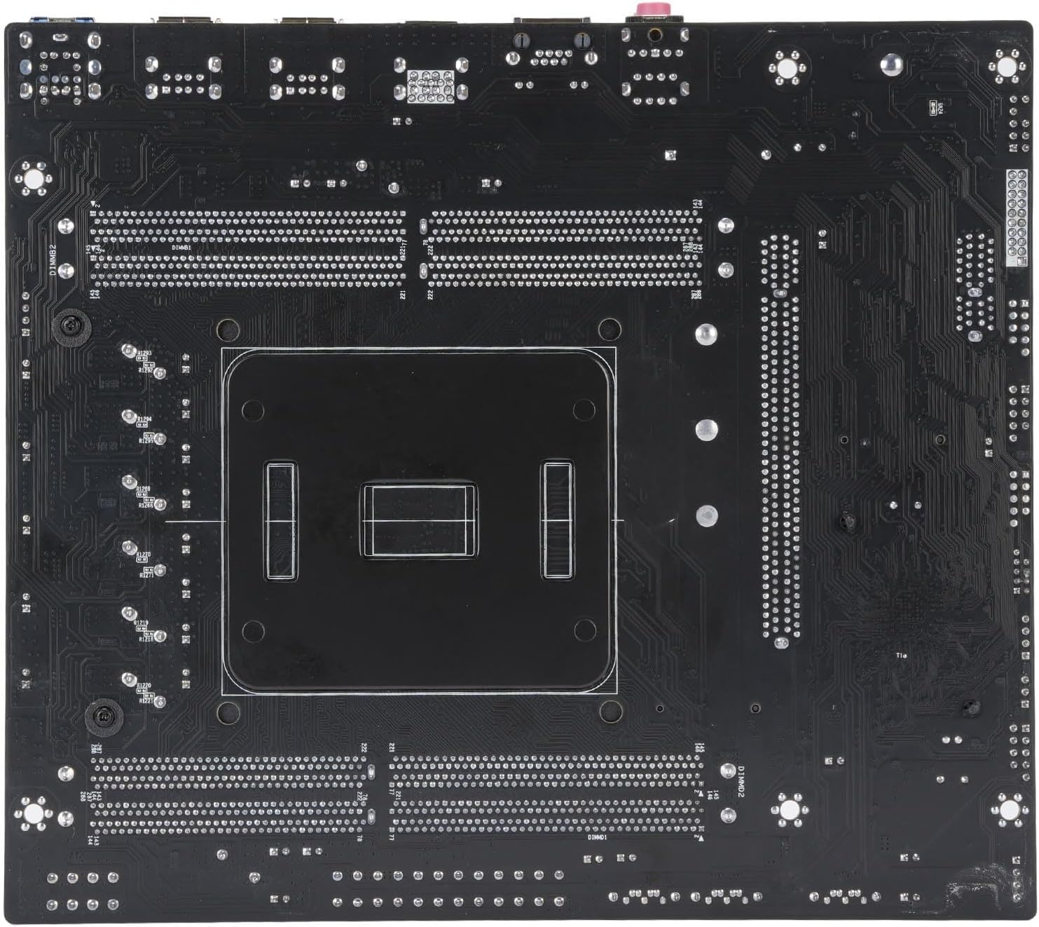 X99 Motherboard, LGA 2011 Motherboard with 4 Channel DDR3 Memory Slots, M.2 Nvme NGFF Serial, ATA3.0 and ATA2.0 Ports, Pcie for I7 image number 6