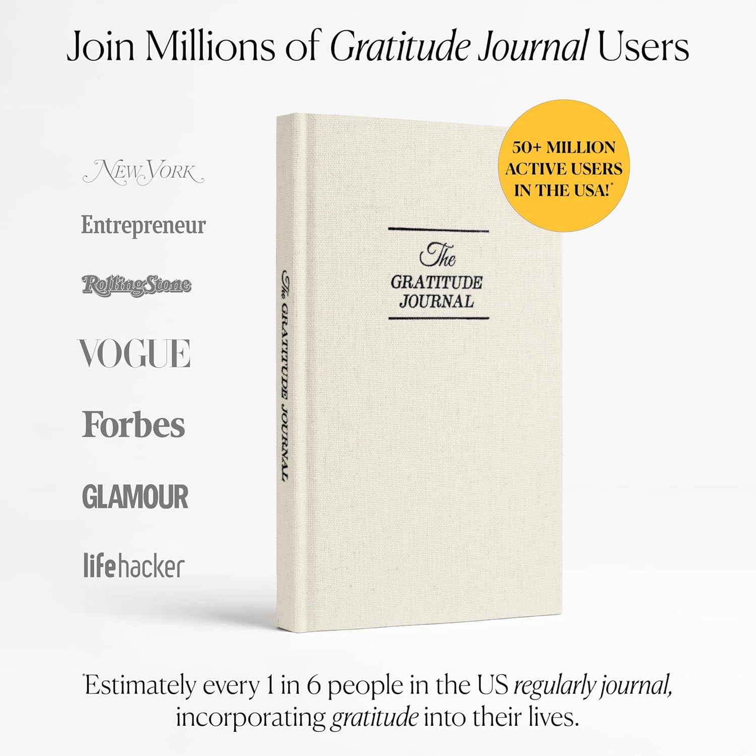 The Original Gratitude Journal - 5 Minute a Day Gratitude Journal with Quotes and Prompts for Affirmation Reflection & Wellness - the Five Minute Happiness Journal for Women & Men for Optimism & image number 2