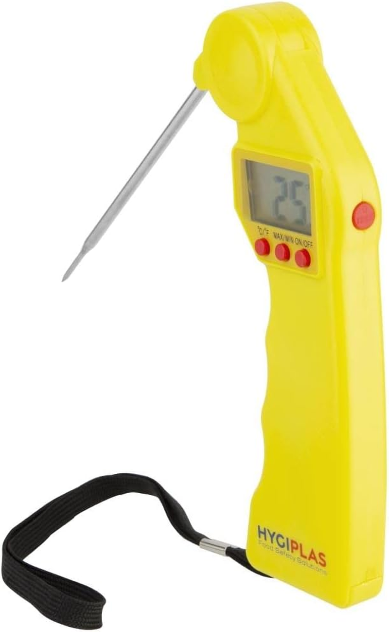 Hygiplas EDLP Easytemp Cooked Meat Colour Coded Thermometer, Yellow image number 3