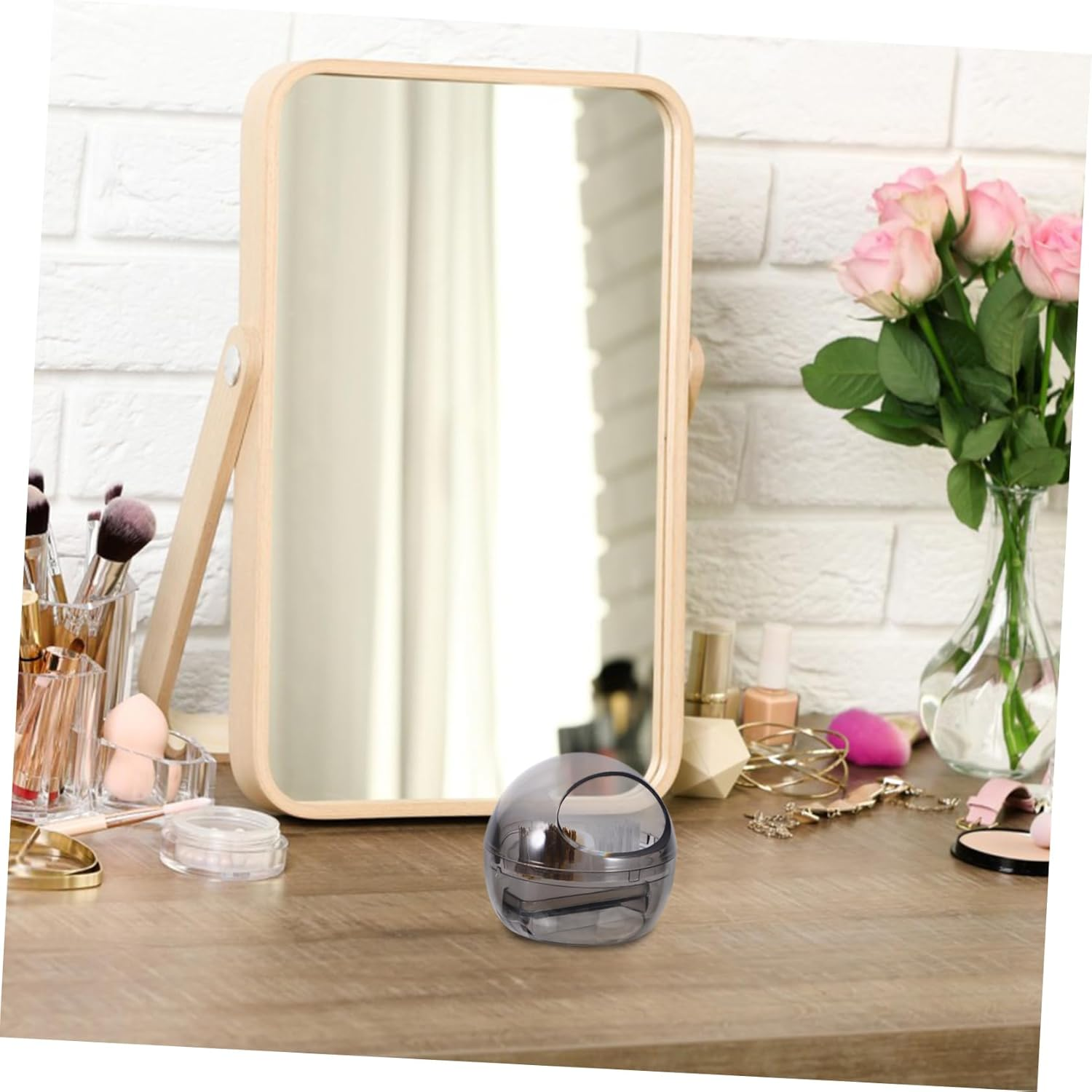 CALLARON Nail Tool Cleaner Brush with Dual Purpose and Bristles Protective Case for Nail Drill Bit Cleaning Compatibility for Professional