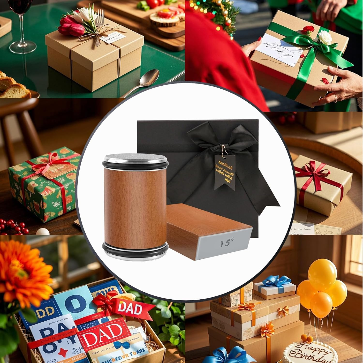 Rolling Knife Sharpener Set, Precision Grinding with 400-1000-3000 Grit Grinding Wheels, 15&deg;/20&deg; Magnetic Base, Cut-Resistant Gloves for Kitchen & Camping Chef Knives, Family, Father - Natural Color image number 7