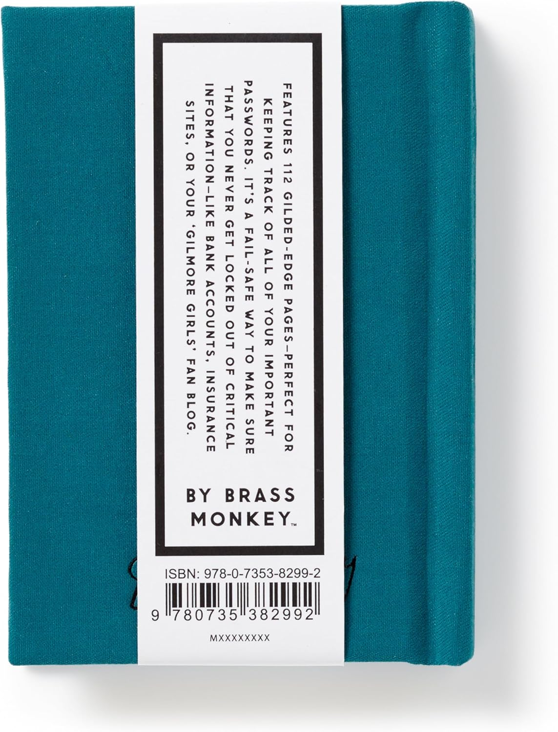 Brass Monkey Definitely Not My Passwords - a Tiny Password Diary