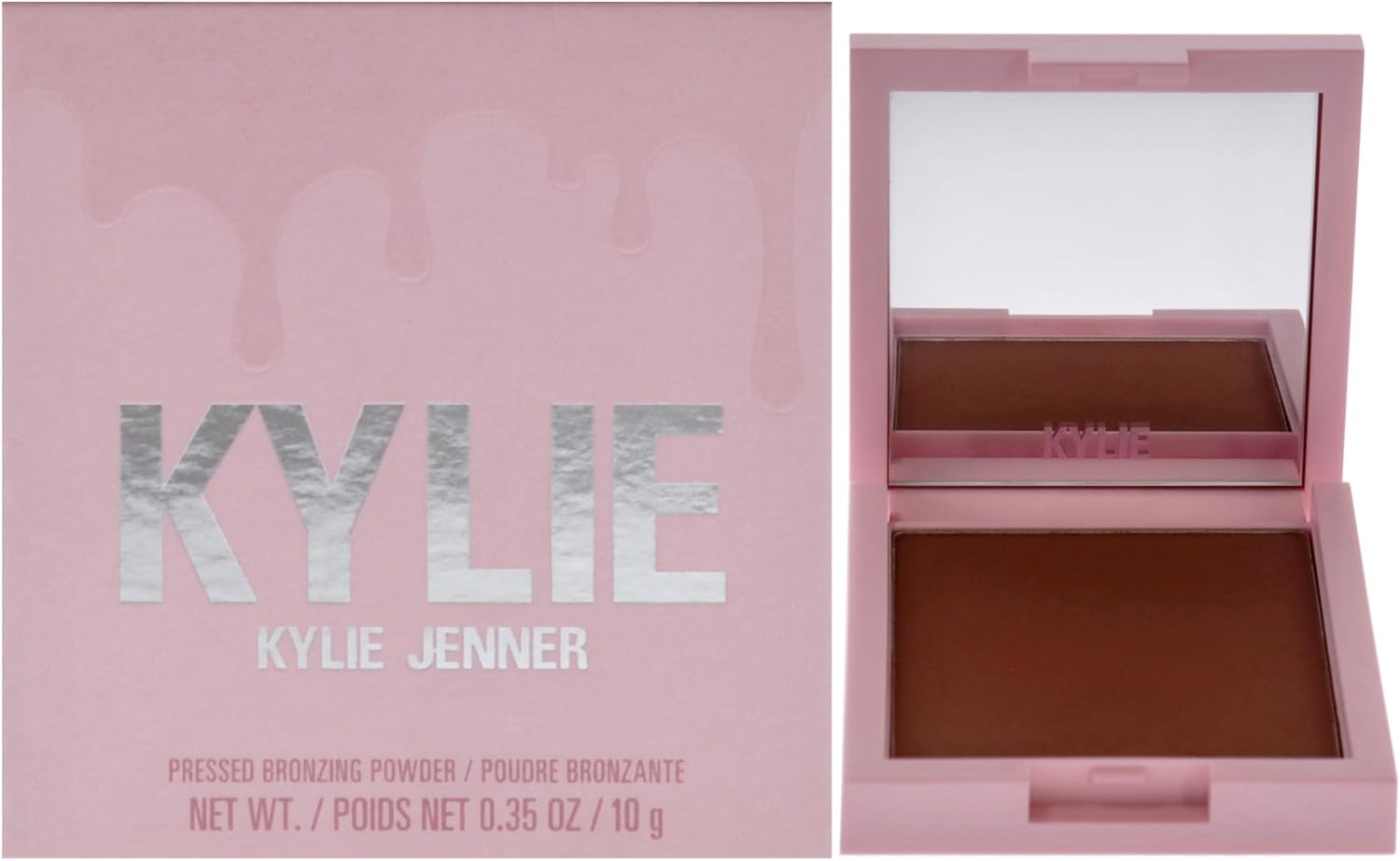 Kylie Cosmetics Pressed Bronzing Powder - 400 Tanned and Gorgeous for Women 0.35 Oz Bronzer image number 3