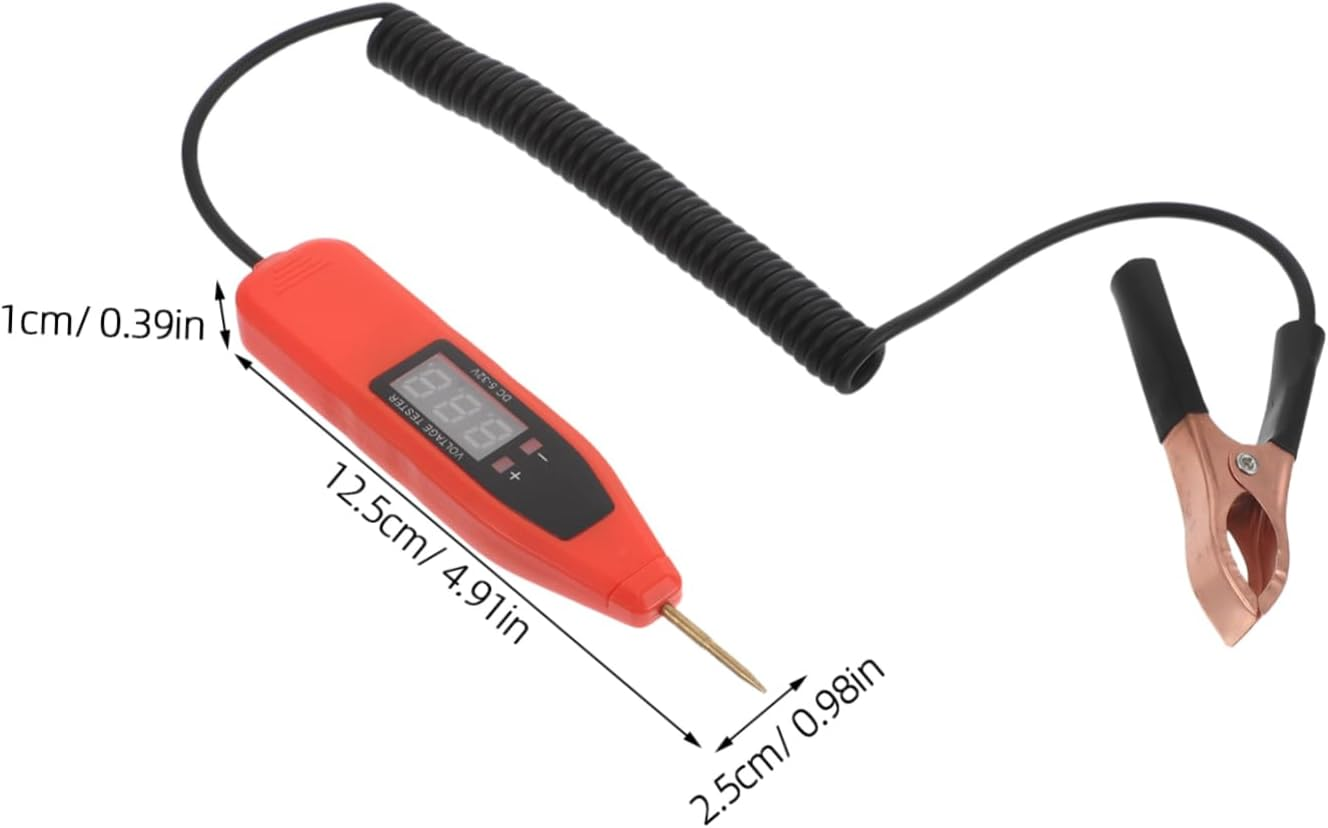 ZUNOXAZ Car Circuit Test Pen Automotive Voltage Tester Light Fuse Tester Electrical Inspection Probe for Battery Ignition System image number 3