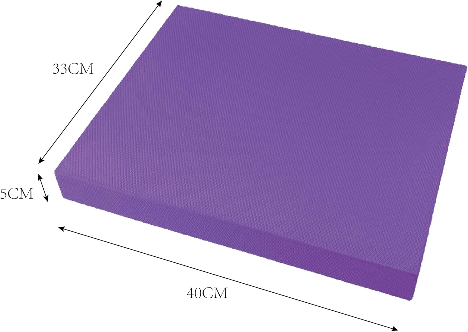 FITNESS MASTER TPE Foam Balance Pad Yoga Exercise Mat Non-Slip Fitness 40Cm - Purple image number 4