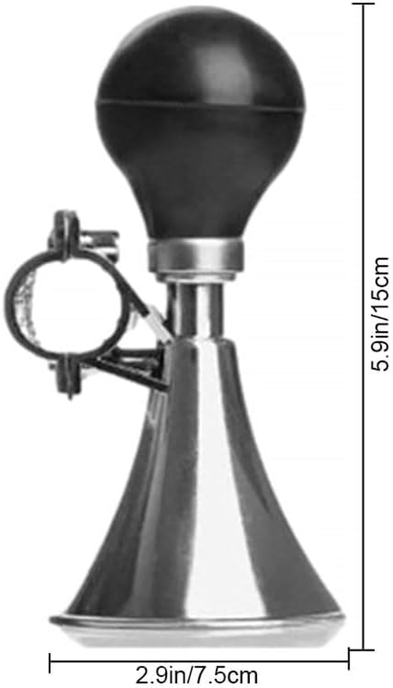 Bicycle Bell Kids Children Bicycle Scooter Bike Cycling Air Squeeze Honking Horn Hooter Bugle Bell Bicycle General Accessories Bicycle Accessories (Color : Black) image number 3