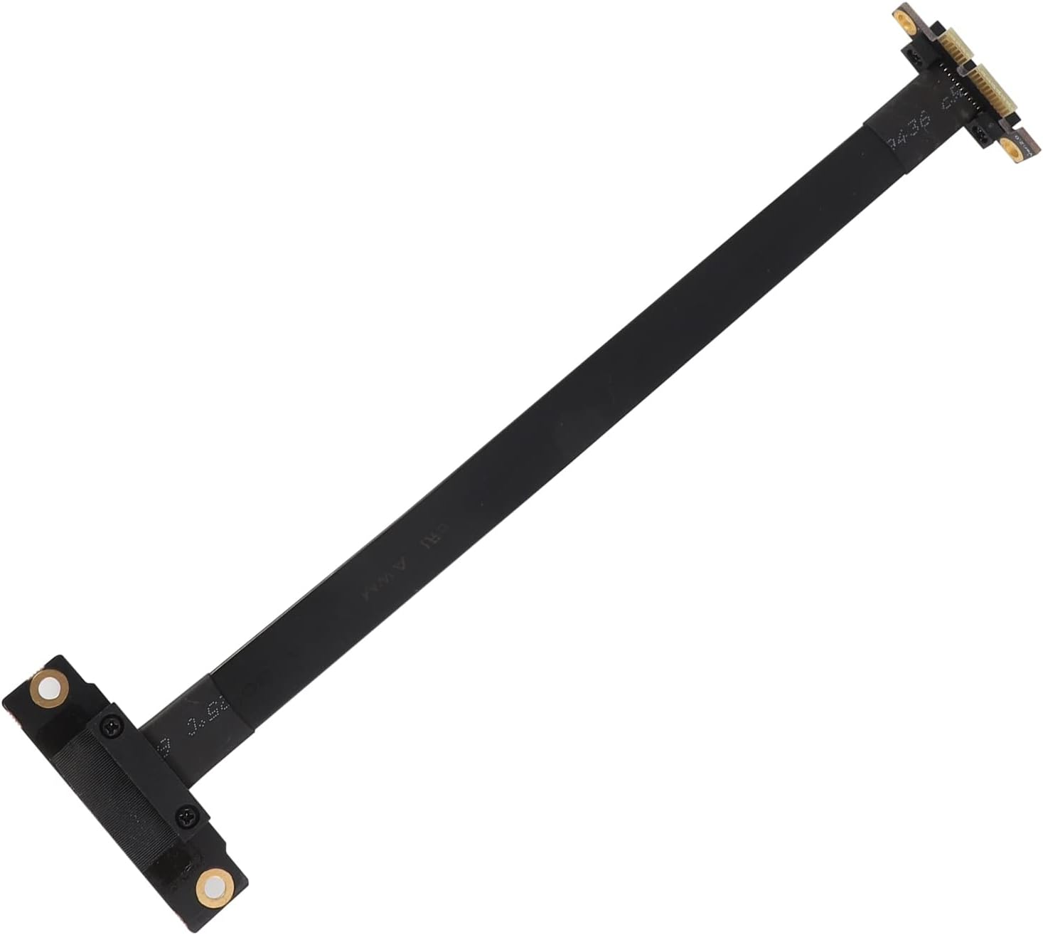 Qezodsx PCIE X1 Riser Cable Dual 90 Degree Right Angle Pcie 3.0 X1 to X1 Extension Cable 8Gbps PCI Express 1X Riser Card 20Cm image number 6