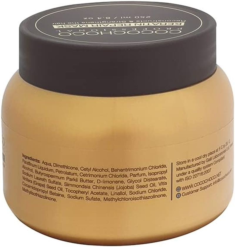 COCOCHOCO Keratin Repair Mask Intense Crystal Shine 250Ml / 8.4 Oz image number 1