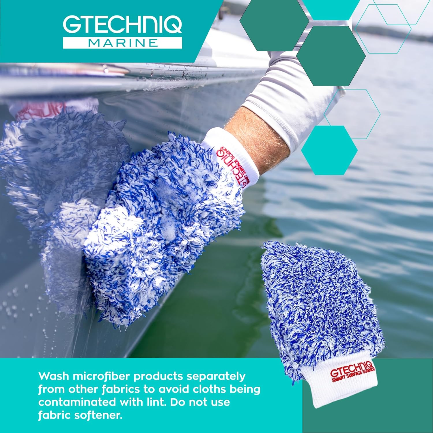 Gtechniq Marine Microfibre Wash Mitt image number 1