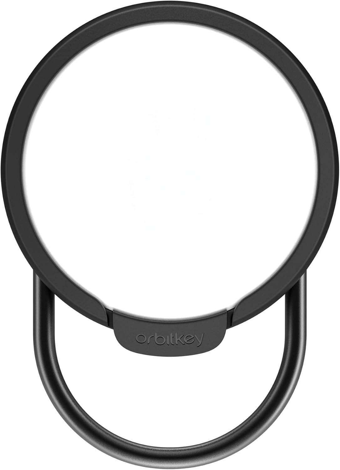 Orbitkey Slim Case for Airtag | Made with Stainless Steel and TPU | Securely Holds Your Apple Airtag | Easily Attach to Keys or Anything You Want to Track with the Open Key Ring | Black