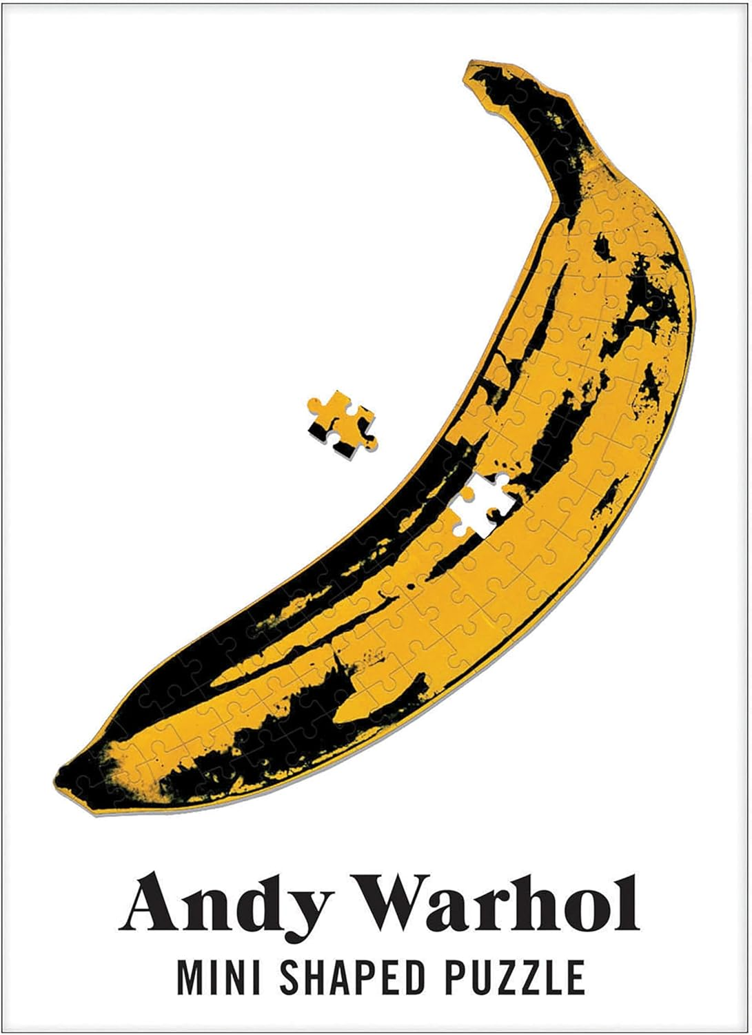 Galison Andy Warhol Banana Shaped 75-Pieces Mini Puzzle image number 3
