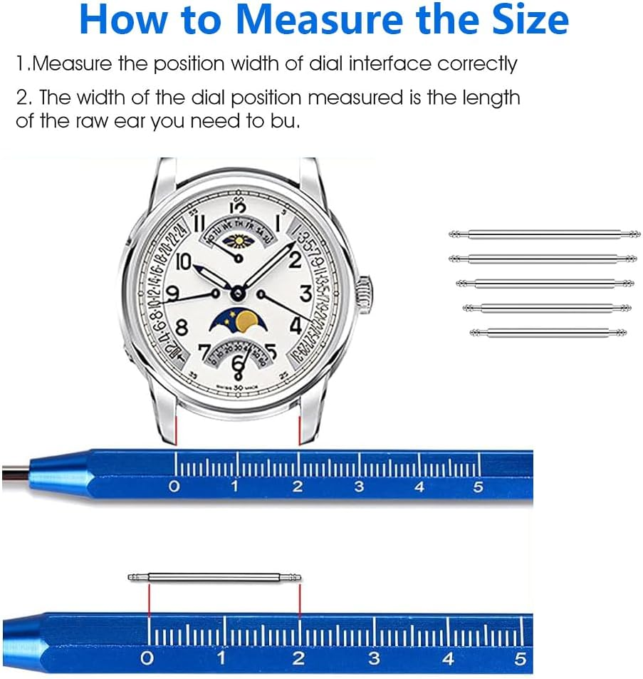 Vekol Watch Link Removal Tool 41PCS Watch Band Tool Kit, Professional Watch Repair Strap Remover Pin Adjustment Band Replacement Bracelet Resize Tools image number 3