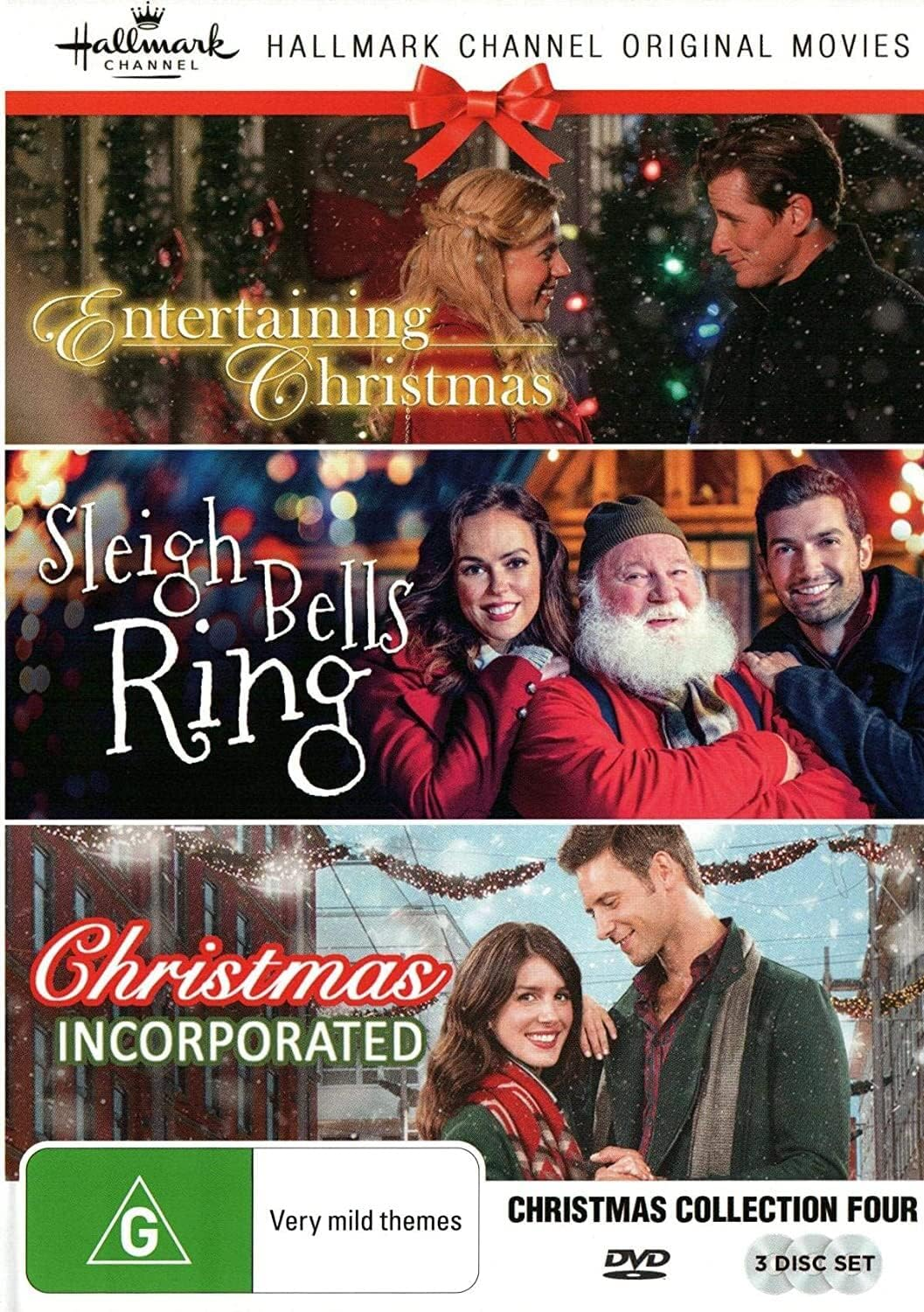 Hallmark Christmas Collection Four - Entertaining Christmas, Sleigh Bells Ring, Christmas Incorporated (DVD) image number 1