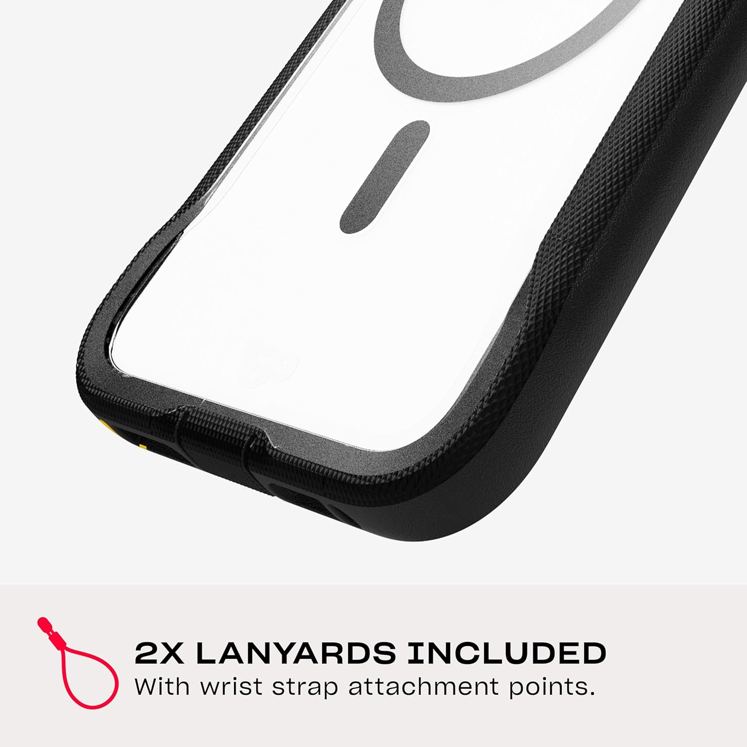 Tech21 Evopro for Iphone 16 Pro Max Compatible with Magsafe - Impact Protection Case 21X Military Standard Tested - in Clear/Black image number 6