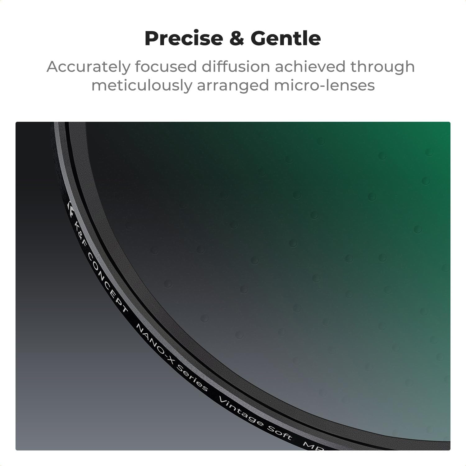 K&F CONCEPT 49Mm Vintage Soft 1/4 Filter 28 Multi-Coatings Cinematic Effect Camera Lens Filter for Portrait Photography/Video/Vlog Photography (Nano-X) image number 1