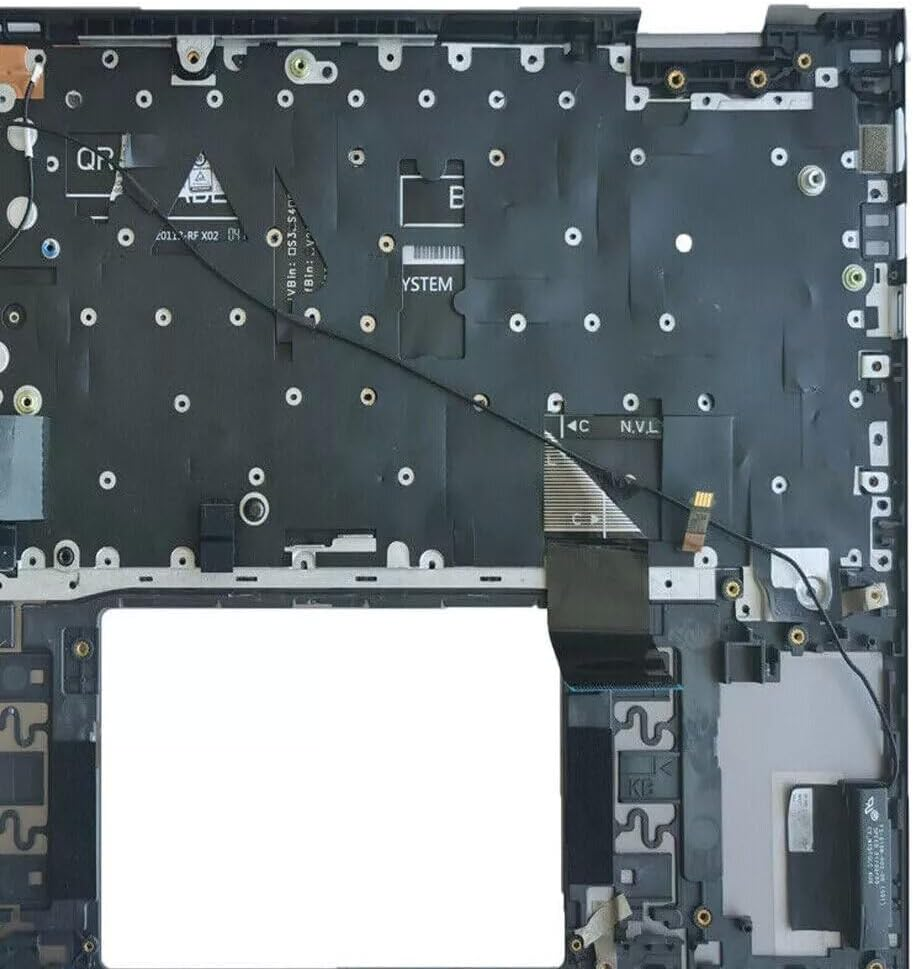 Wzqrps New Replacement for Dell Inspiron 15Pro 5510 5515 Laptop Upper Case Palmrest Backlit Keyboard Assembly Part 06P0TG 6P0TG Gray image number 5