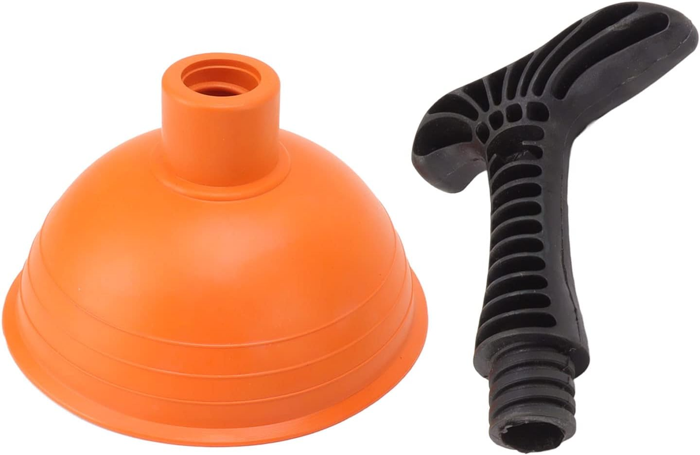 Sink Plunger, Powerful Drain Plunger with Short Handle, Hand Held Small Mini Plunger for Kitchen Sink, Shower, Bathroom Drains and Bath, Toilet, Non Slip Handle, Easy to Use (Type C) image number 1