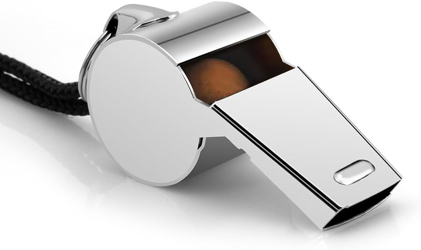 OALCQ Whistle, Whistle for Coaches, Sports Whistles for Adults Coaches Whistles with Lanyard, Soccer Whistle Loud Crisp Sound Whistle Emergency Dog Whistle image number 4