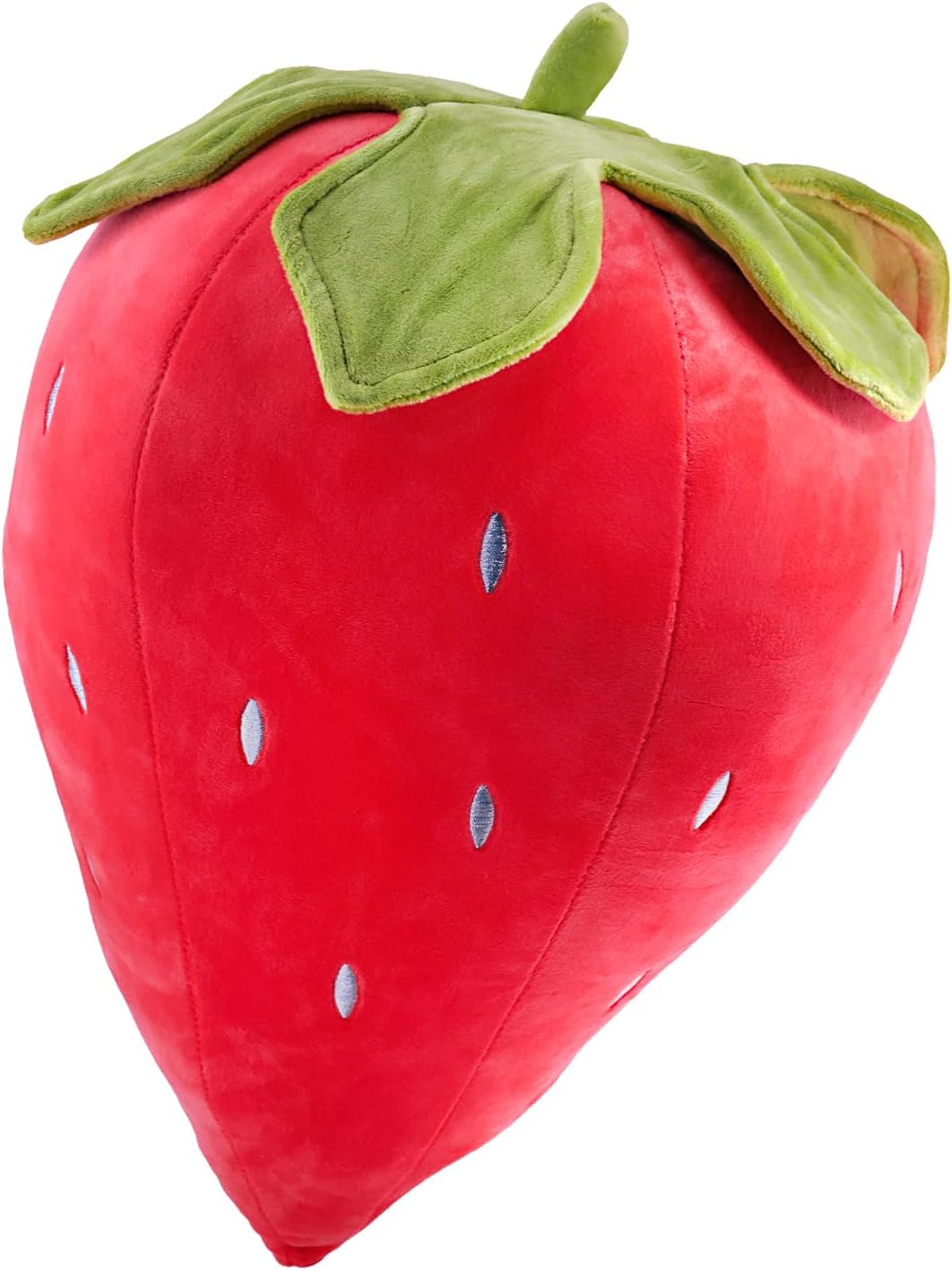 Bettli Strawberry Pillow Cute Soft Fruit Plush Pillow 15.5 Inches image number 1