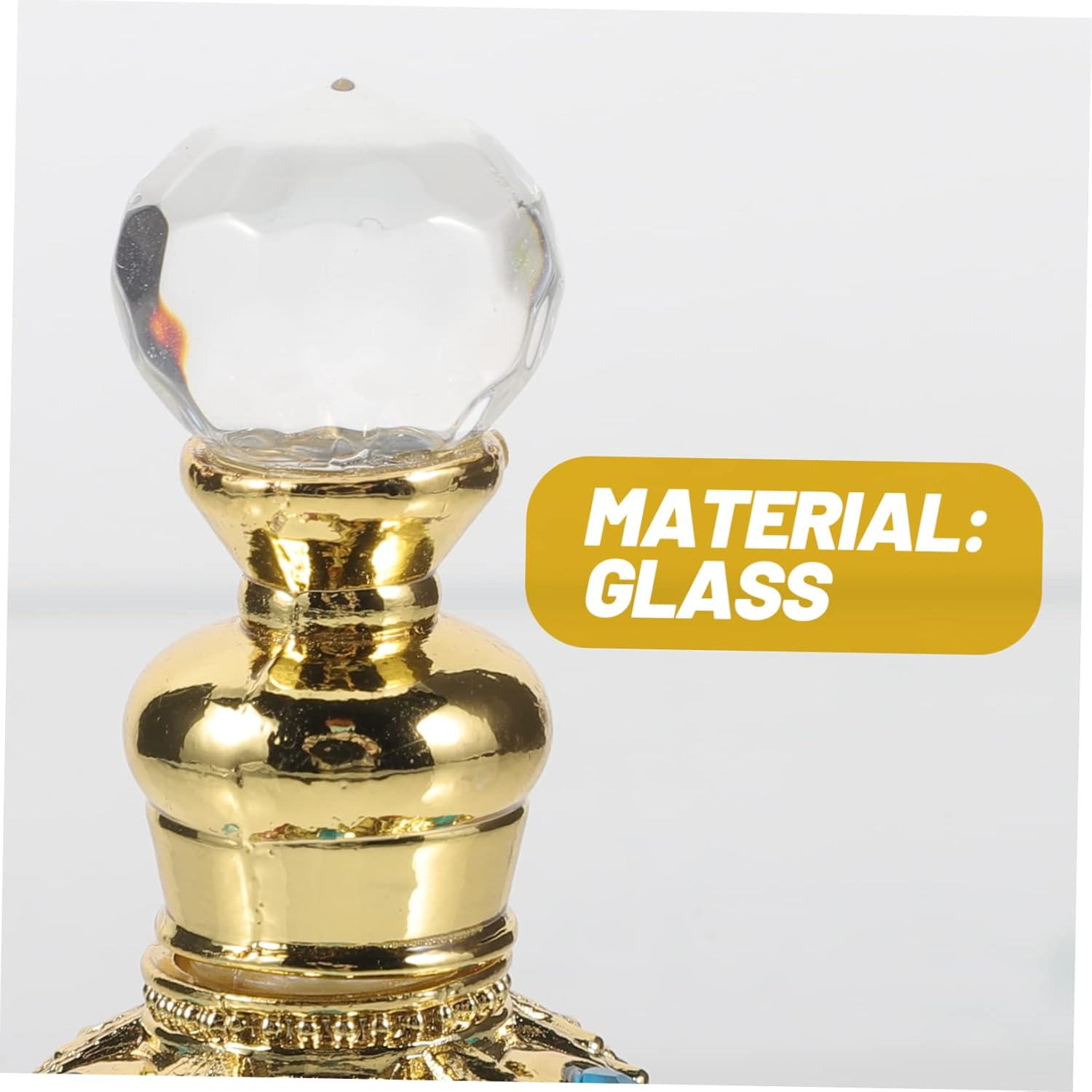 BESPORTBLE Empty Perfume Bottle Glass Bottle Portable Refillable for Travel Perfume and Aromatherapy Oil image number 5