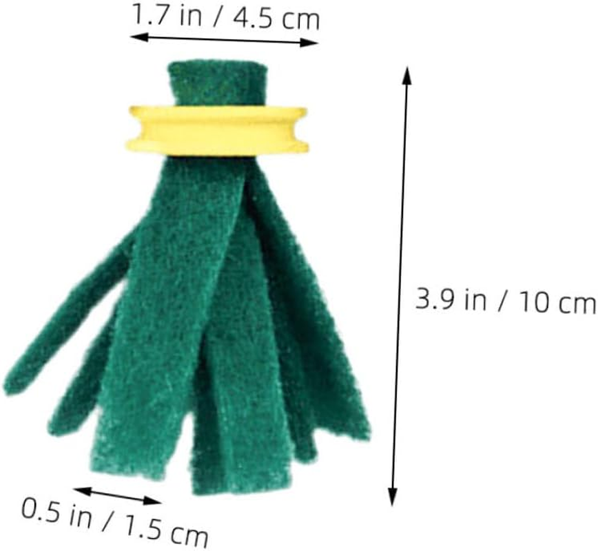 TEHAUX 30Pcs Aquarium Fish Breeding Mop Soft Floating Spawn Mop for Fish Tanks Natural Egg Collector for Aquatic Pets Breeding and Efficient Egg Collection image number 1