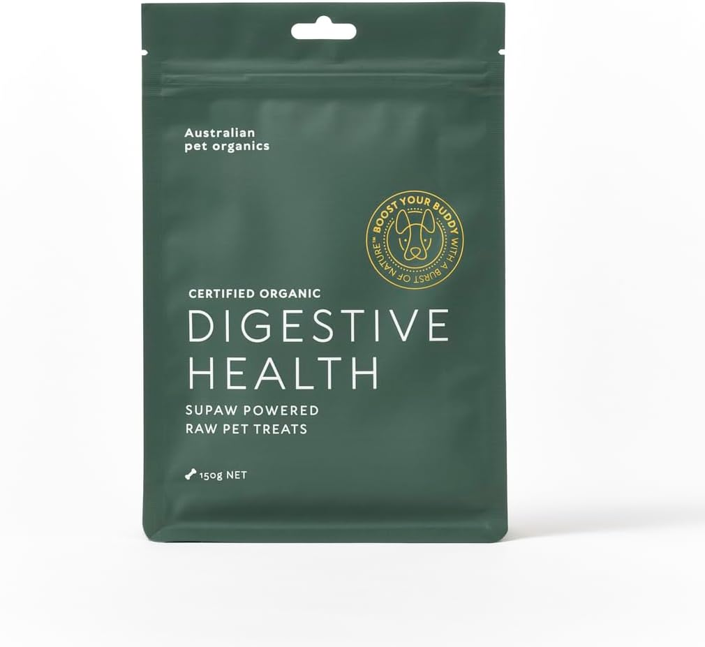 SUPAW&trade; by Australian Pet Organics Certified Organic Digestive Health Dog Treat 150G image number 1