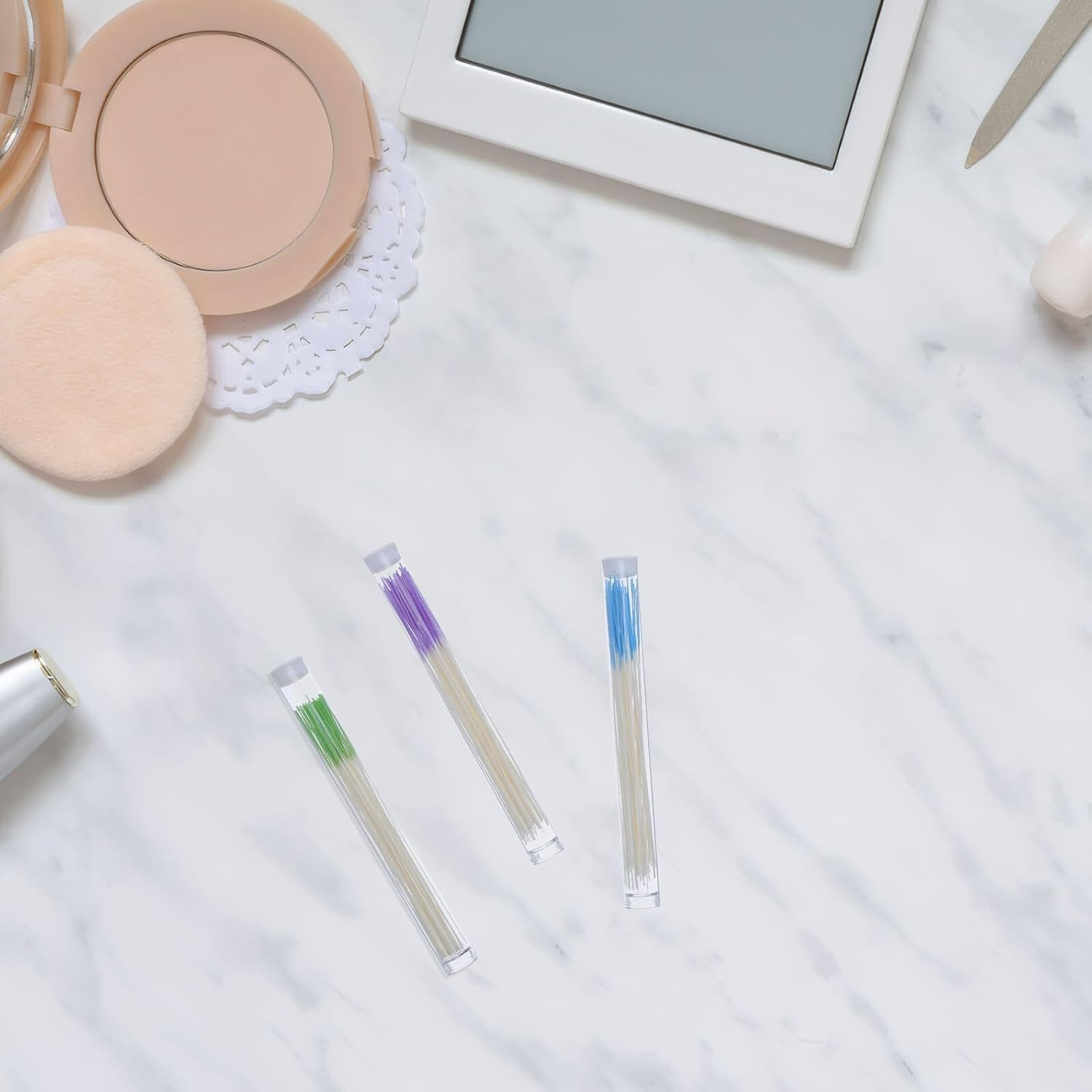 Anneome 180Pcs Disposable Ear Piercing Cleaning Threads for Women Men Gentle Ear Hole Floss for Daily Aftercare Debris Removal Tool with Multi-Color Strips Advanced Piercing Care To image number 5