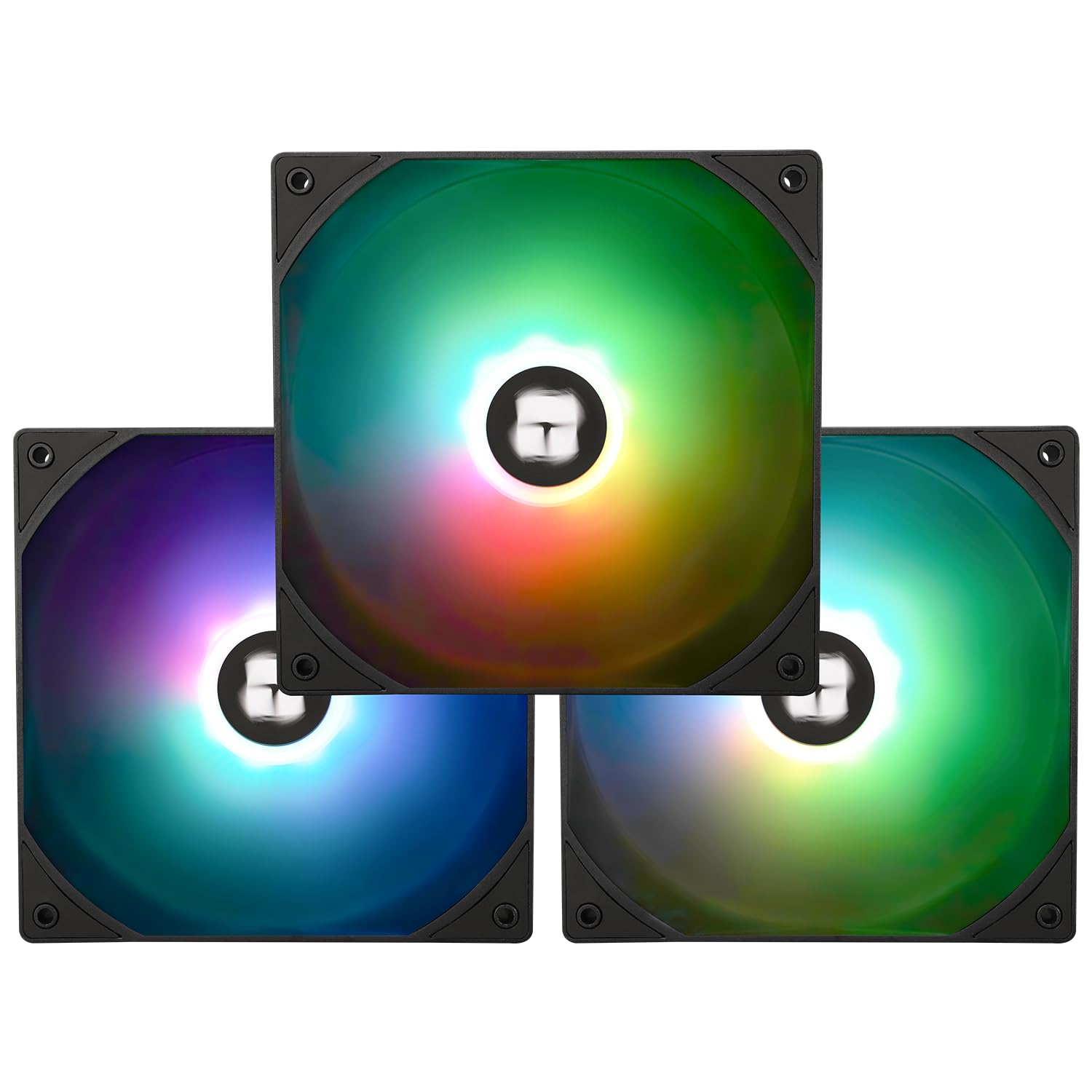 Thermalright TL-C14C X3 CPU Fan,With 4-PWM Control, Low Noise PC Cooling, 140Mm Computer Chassis Fan, CPU Cooler|Black(3-Pack)