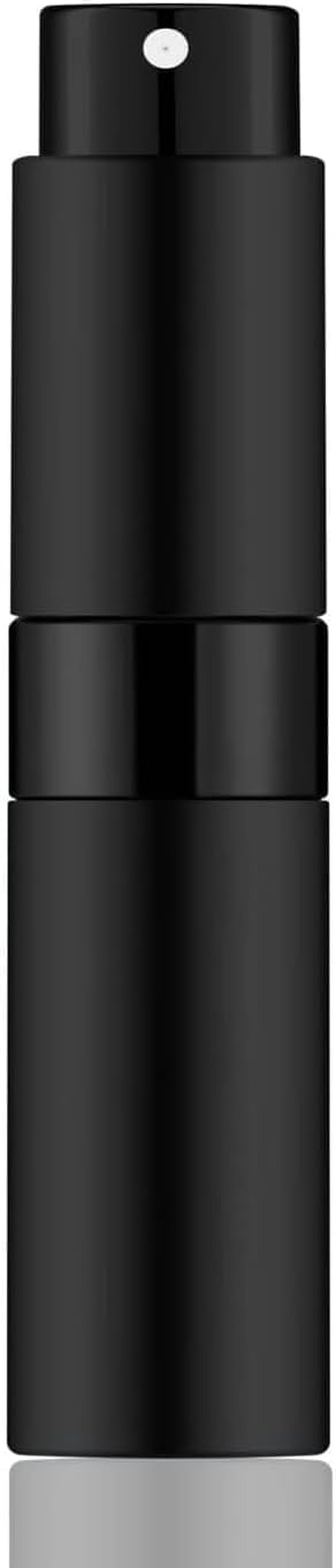 Mini Travel Perfume Atomizer,8Ml Portable Refillable Bottle,Aluminium Twist Type Pocket Fragrance Atomizer for Women and Men (Black)