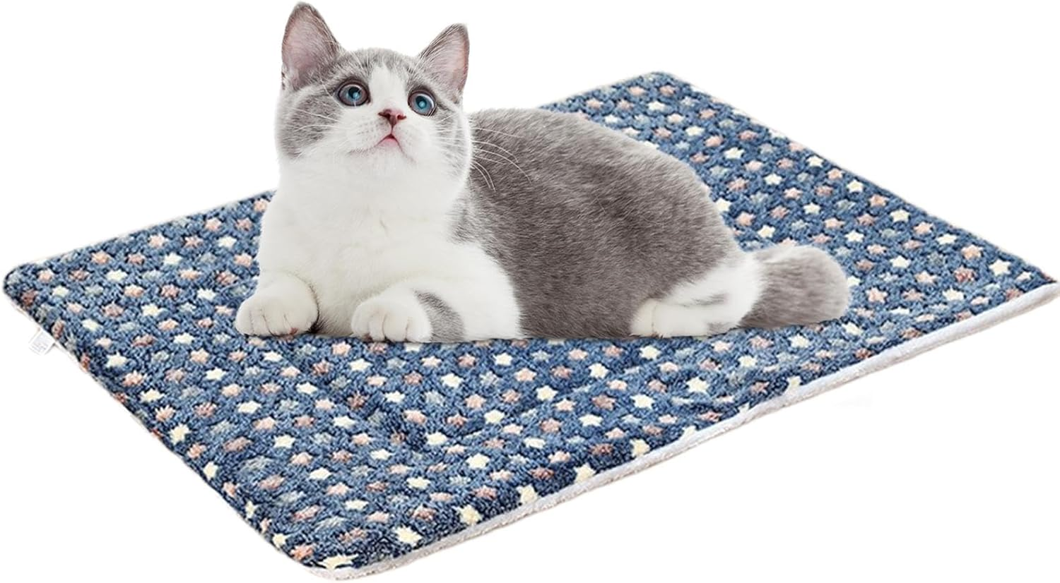 Qkbuza Warm Dog Bed for Winter,Warming Pet Bed - Self-Warming Cat Bed Pad, Thermal Cat and Dog, Cat Warmer Mat for Indoor Cats