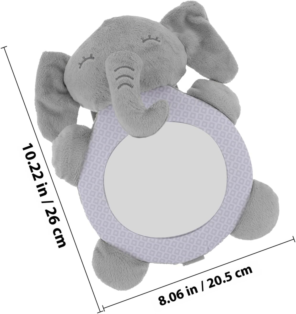 BESPORTBLE Car Mirror for Rear Facing Seats with View Easy Installation Safety Car Seat Mirror for Observation Animal Design image number 2