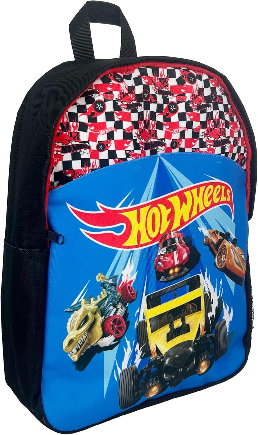 Blueprint Collections Hot Wheels Backpack, Multicolor, M image number 2
