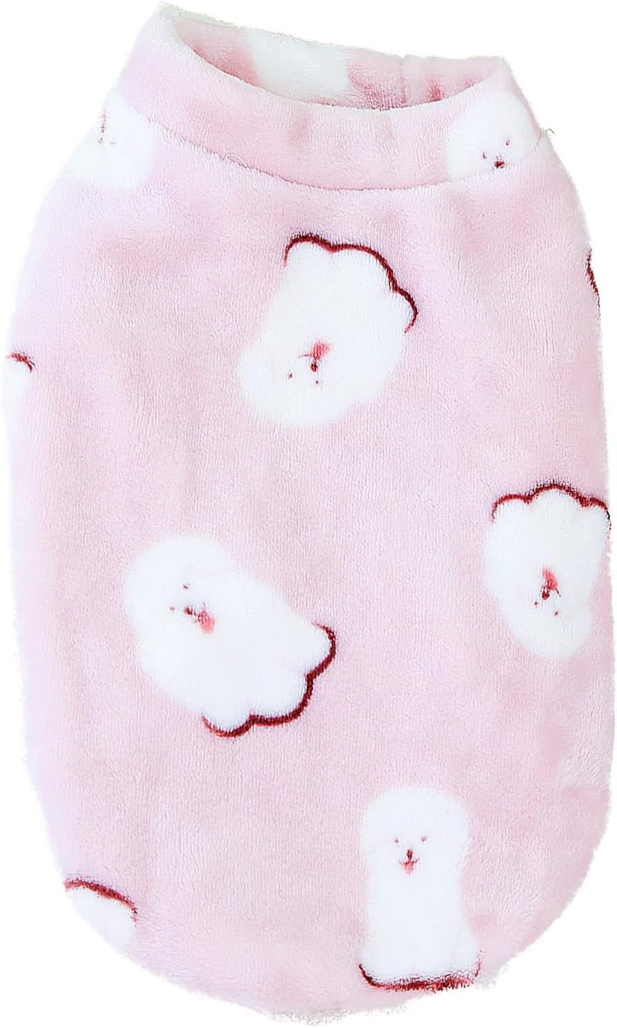 Zunea Flannel Dog Sweater Jumpers for Small Medium Dogs Pullover Corgi Winter Jacket Coats Fuzzy Fleece Puppy Clothes Cute Soft Warm Cold Weather Dachshund Vest Pet Apparel Pink XL image number 6